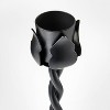 Set of 2 Metal Taper Candle Holders Black - Threshold™ designed with Studio McGee - 3 of 3