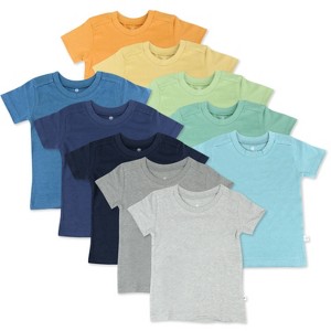 Honest Baby 10-Pack Organic Cotton Short Sleeve T-Shirts - 1 of 4