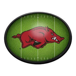 College Football On the 50 Design Oval Slimline Lighted Wall Sign - 1 of 4