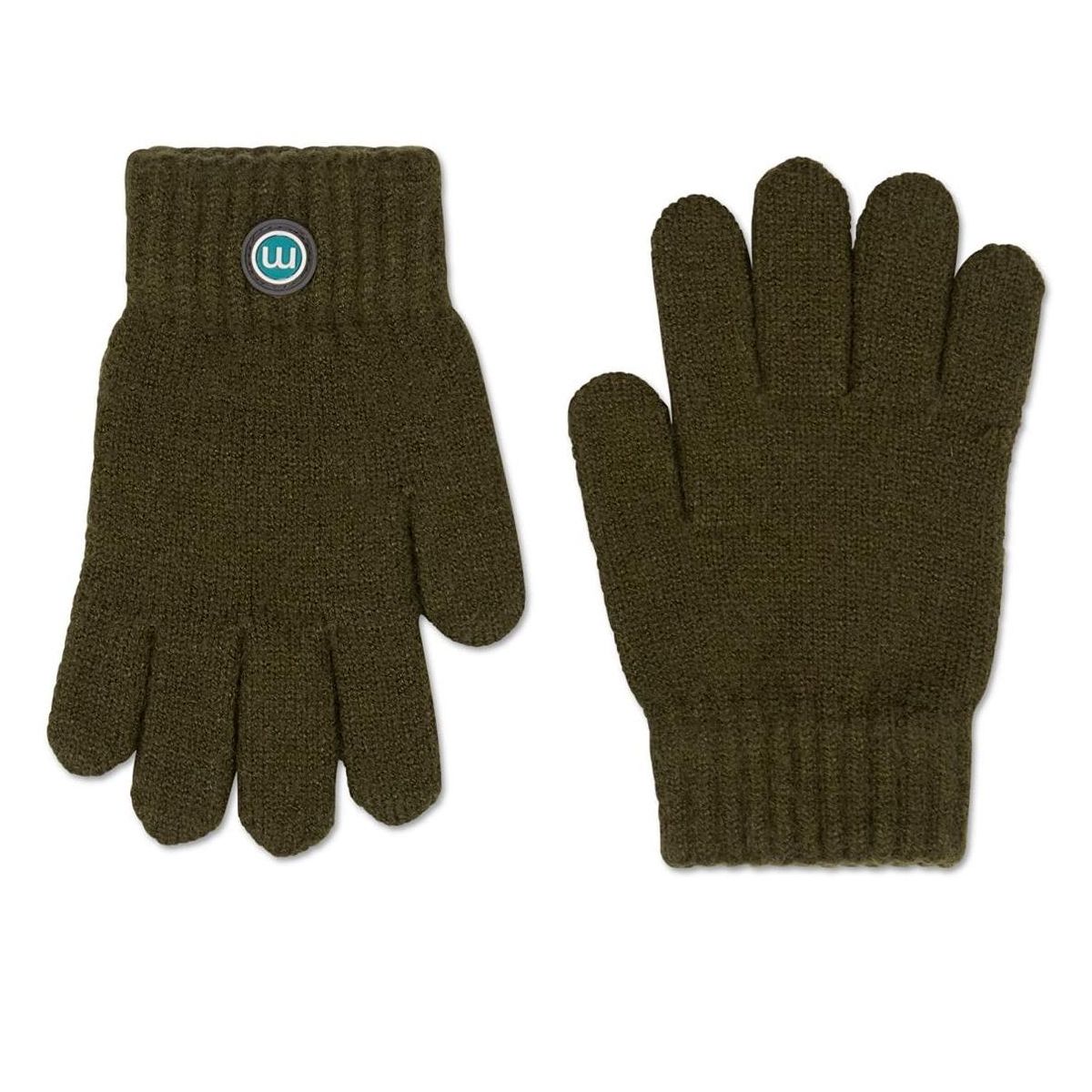 Memoi Kids Cozy Basic Rayon-Blend Knit Gloves