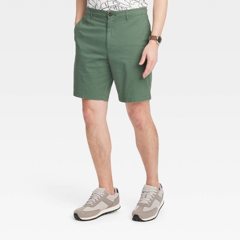 Men's Every Wear 9" Slim Fit Flat Front Chino Shorts - Goodfellow & Co™, 1 of 5
