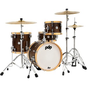 PDP by DW Concept Classic 3-Piece Bop Kit with Natural Hoops Walnut - 1 of 4