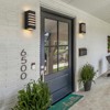 LLHZSY 9 1/4" High Modern Outdoor Wall Sconce Light Fixture Mount Porch House Exterior-Black - 4 of 4