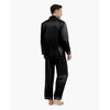 Mommesilk Piped Silk Pajamas For Men - 2 of 4