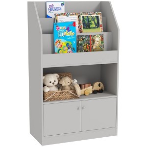 Qaba Toy Storage Cabinet, Kids Bookcase Childrens Bookshelf for Kids Room, Bedroom, Playroom, Nursery - 1 of 4