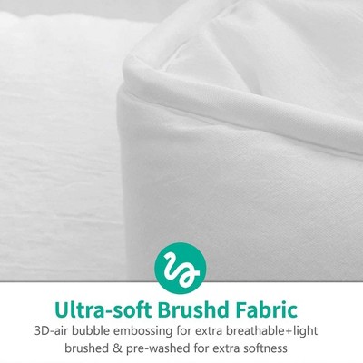 Ultra-Soft All White Microfiber King Comforter