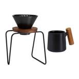 ChefWave Coffee Enthusiast Bundle Set - Pour Over Coffee Maker Set w/ Coffee Mug