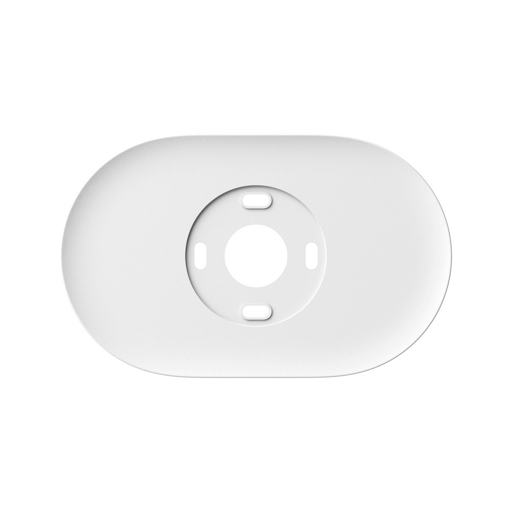 Photos - Thermostat Google Nest  Trim Kit Snow: Compatible with  Assistant, White, Plastic, No Battery Required 