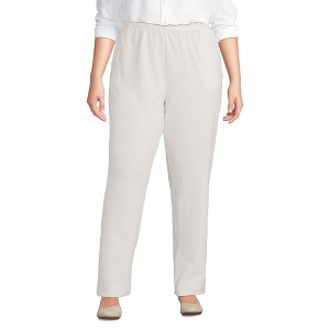 Lands' End Women's Sport Knit High Rise Corduroy Pants - 1 of 3