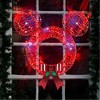 Disney Magic Holiday 2.16-FT Mickey Mouse LED Lighted Wreath Red/White - 2 of 4
