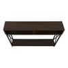 Sapphtopaz Modern Console Table with 3 Open Shelves Narrow Entryway Table with X Design Metal Legs Accent TV Stands for Living Room,Entryway - 2 of 4