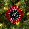 Christmas Foil Flower Ornament Red - Wondershop™ - 2 of 3