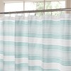 Horizontal Beach Stripe Water Repellent Shower Curtain - 3 of 4