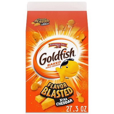 Pepperidge Farm Goldfish Flavor Blasted Extra Cheddar Snack Crackers