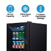 Newair Beverage Refrigerator Cooler, 90 Can Capacity Fridge, Adjustable Shelves and Glass Door, Small Refrigerator, Beer or Soda Can Organizer - 2 of 4