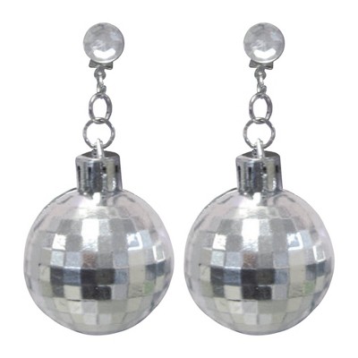 Adult 70'S Disco Ball Earrings Accessory Halloween Costume