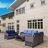 5-Piece Patio Furniture Set,PE Rattan Wicker Sectional Sofa Set with Coffee Table - 4 of 4