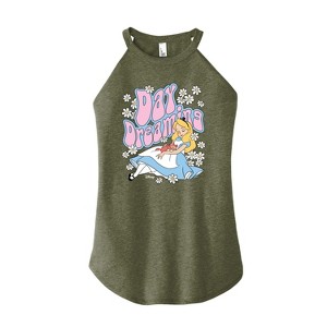 Women's - Disney - Alice In Wonderland Graphic High Neck Tank - 1 of 3