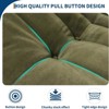 COZONY Oversized Bean Bag Couch w/ Ottoman, Togo-Style Loveseat Chair, High-Density Foam - 4 of 4
