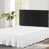 Shopbedding Ruffled Bed Skirt with Split Corner, Cotton Blend Dust Ruffle - 3 of 4