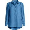 Lands' End Women's TENCEL Fibers Twill Popover Shirt - 3 of 4