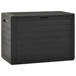 vidaXL Patio Storage Box Anthracite 38.7"x17.3"x21.7" - 1 of 4