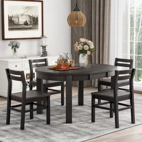 Small circle kitchen discount table and chairs