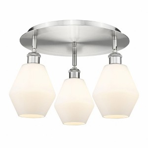 Cindyrella - 3 Light Flush Mount In Industrial Style-10 Inches Tall and 17.75 Inches Wide - 1 of 1