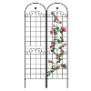 Lorna 2Pack/4Pack 86.7''x19.7''Metal Garden Trelli, Flower Support Tiered Planters for Climbing Plants, Patio Outdoor Furniture - The Pop Home - 2 of 4