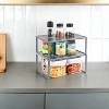 2 Pack Spice Rack, Cabinet Shelf Organizers, Shelf Organizer, Countertop Organizer, Shelf Riser, Stackable, Expandable - 3 of 4
