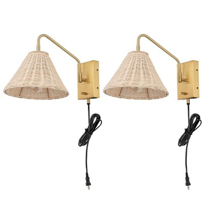Tressa 16" Wall Sconce (Set of 2) - SCN4078 - Safavieh