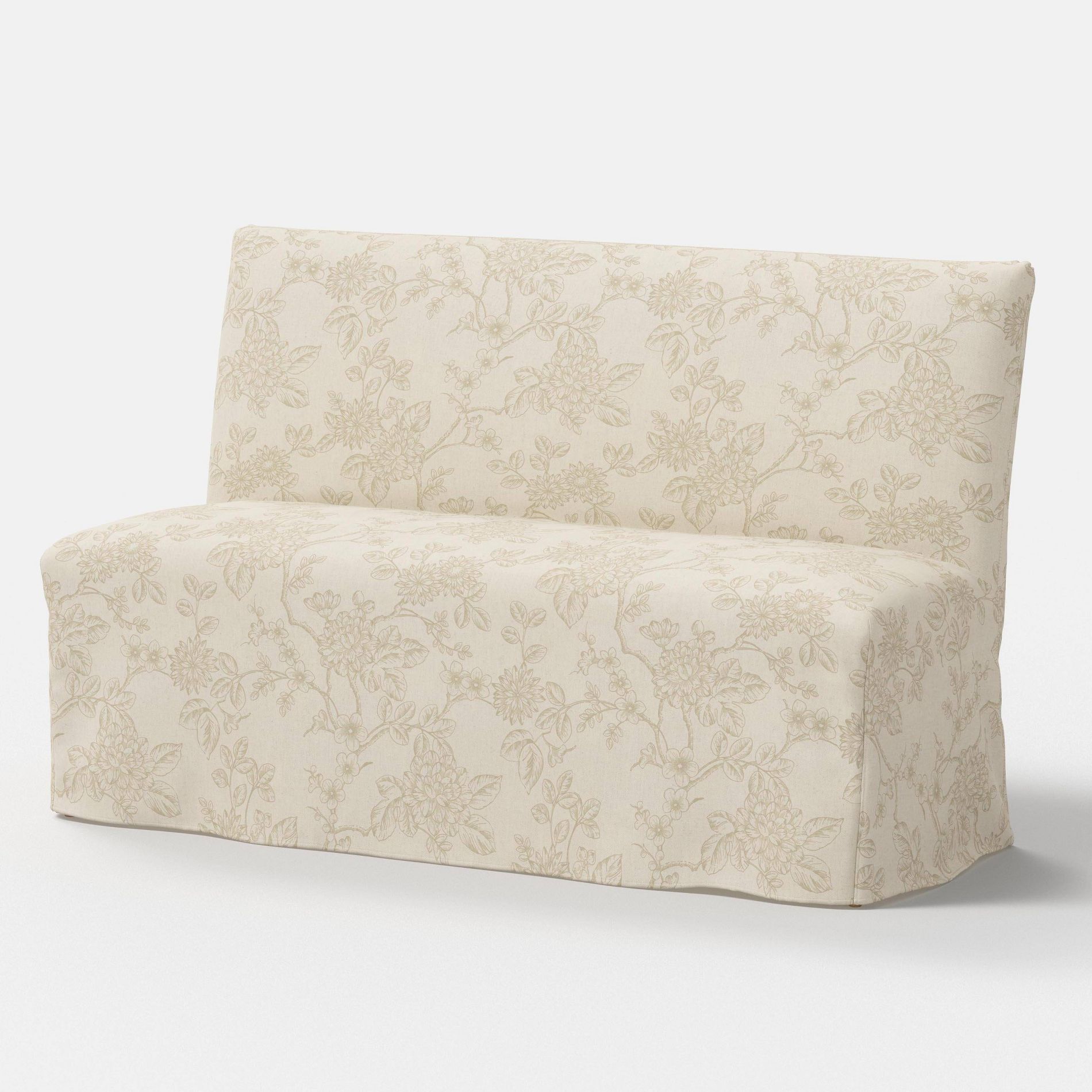 Replacement Slipcover Only for 57" Jean Dining Banquette Toile Floral Stucco - Threshold™