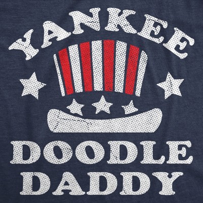 Мужские футболки Crazy Dog T-Shirts, Inc. Mens Funny T Shirts Yankee Doodle Daddy Sarcastic Fourth Of July Graphic Novelty Tee for Men - Crazy Dog Men's T Shirt For Fourth Of July Navy L — фото 2