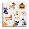 Big Dot of Happiness Halloween Pets Party Napkins, Cat and Dog Costume Party Halloween Decor, White 3-Ply Paper Beverage Napkins - 24 Count - 2 of 4