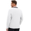 Men's Polo Shirts Long Sleeve Golf Shirts Business Casual Button Collar Shirts - image 3 of 4