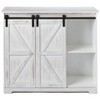 The Lakeside Collection Barn Door-Style Buffet Cabinets - 2 of 4