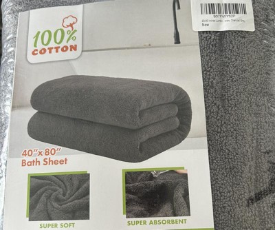 Cotton Paradise Oversized Bath Sheet, 100% Cotton 40X80