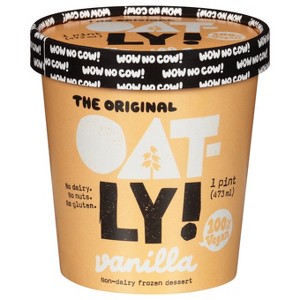 Oatly Vanilla Non-Dairy Frozen Dessert - 16 fl oz - 1 of 4