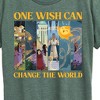Women's - Disney - One Wish Can Change The World Short Sleeve Graphic T-Shirt - 2 of 4