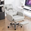 OUTSUPPLY Accent Chairs, Swivel Ergonomic Chair with Lumbar Support Headrest, 155° Reclining Computer Chair - 3 of 4