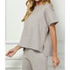 Women's Short Sleeve Sweater Top - SEE AND BE SEEN - 3 of 4