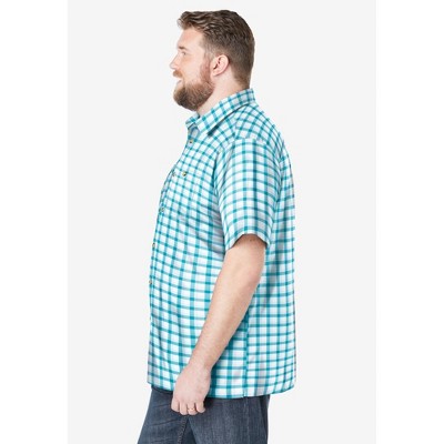 KingSize Check Short-Sleeve Sport Shirt