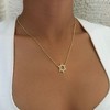 Adornia 14k Gold Plated CZ Star of David Necklace - 2 of 4