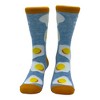 Crazy Dog T-Shirts Women's Look On The Sunny Side Socks Funny Breakfast Eggs Joke Footwear - 3 of 4