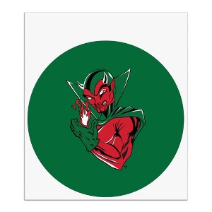 Mississippi Valley State University Primary Logo Automotive Car Window Locker Circle Bumper Sticker - 1 of 4