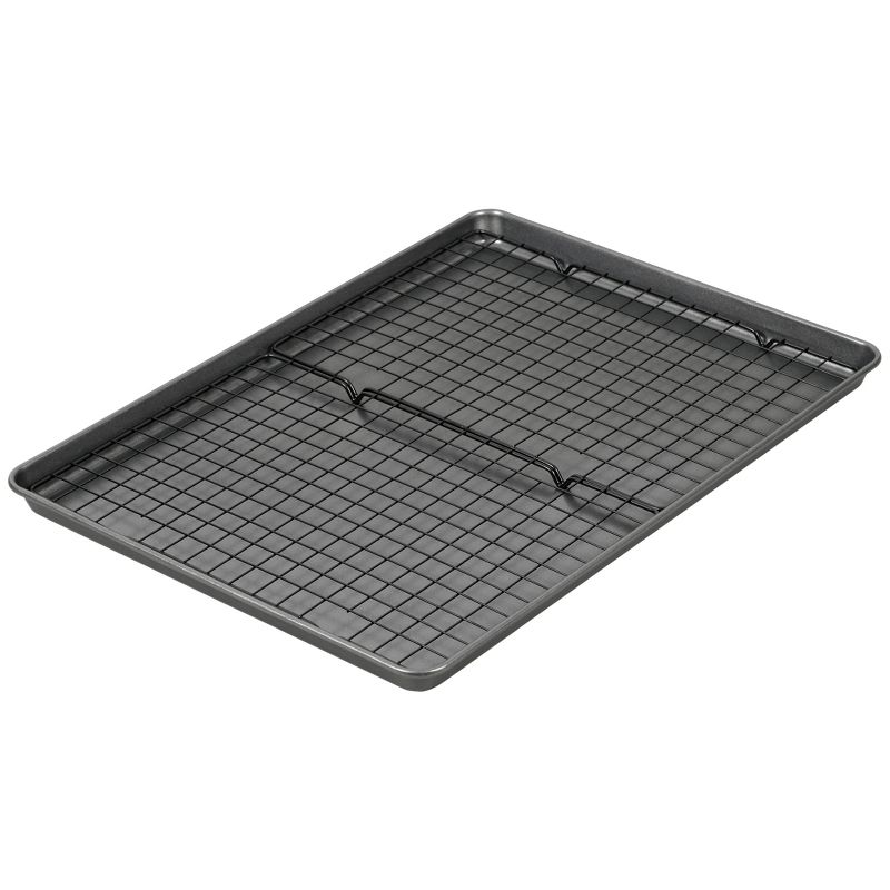Wilton 15&#34;x21&#34; Mega Cookie Sheet with Two Cooling Racks, 4 of 6