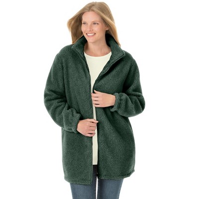 Woman Within Women's Plus Size Groove Berber Jacket