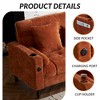 77.2"W Chenille Upholstered L-Shaped Sofa with Storage Ottoman, Tufted Couch with Pillows, Charging Station and Side Pockets - ModernLuxe - 4 of 4