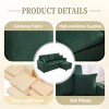 MOONMISS L-Shaped Corduroy Sectional Sofa with Pull-Out Storage,Ottoman & Pillows 3-Seat with Cup Holder for Living Room, Apartment - 2 of 4