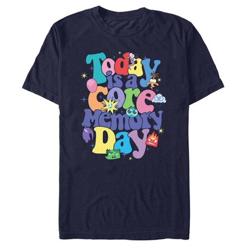 Men's Inside Out 2 Today Is A Core Memory Day T-shirt - Navy Blue ...